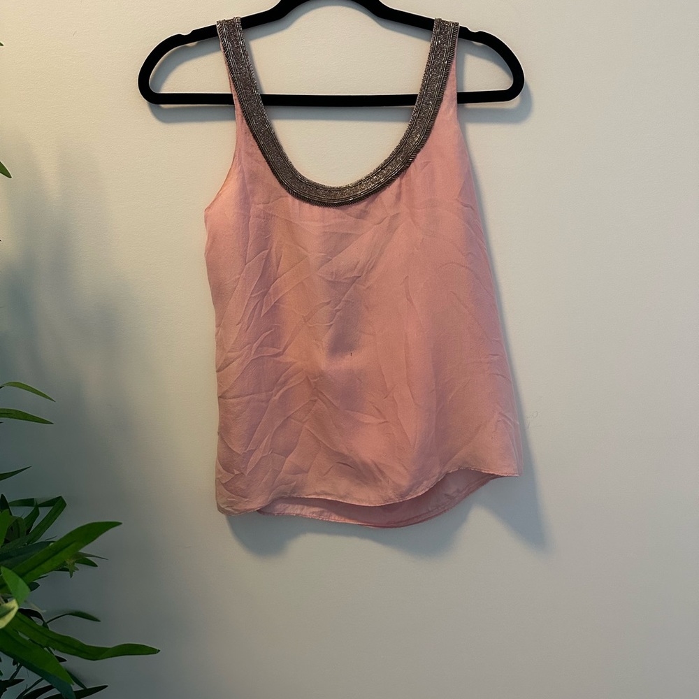 Silk beaded blouse
